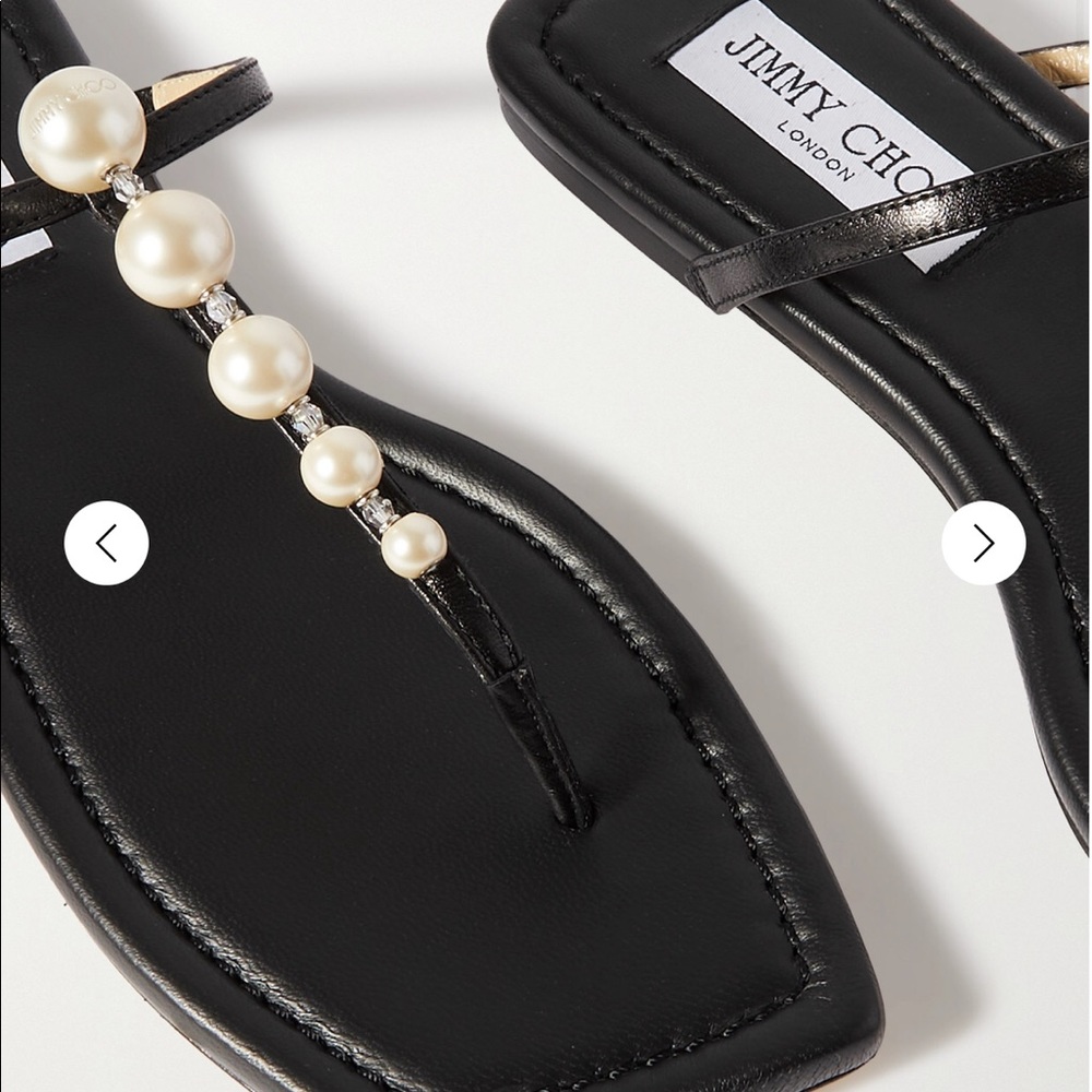 Jimmy choo alaina  pearl sandals